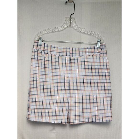 Tail White Label Golf Skort Multicolor White Plaid Size 12 - Picture 4 of 10